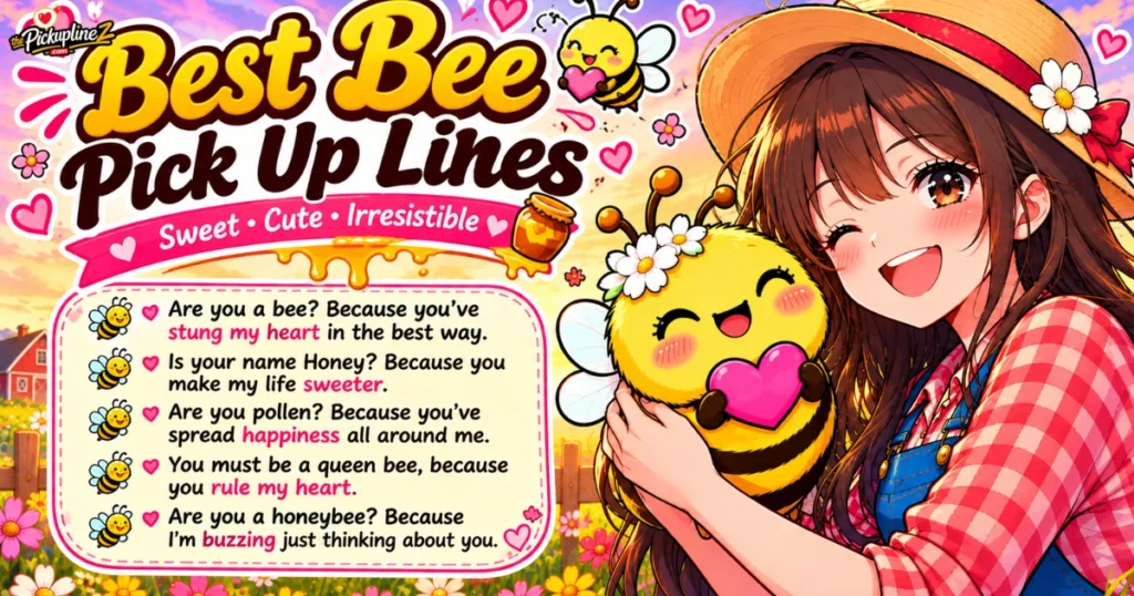 Bee Pick Up Lines