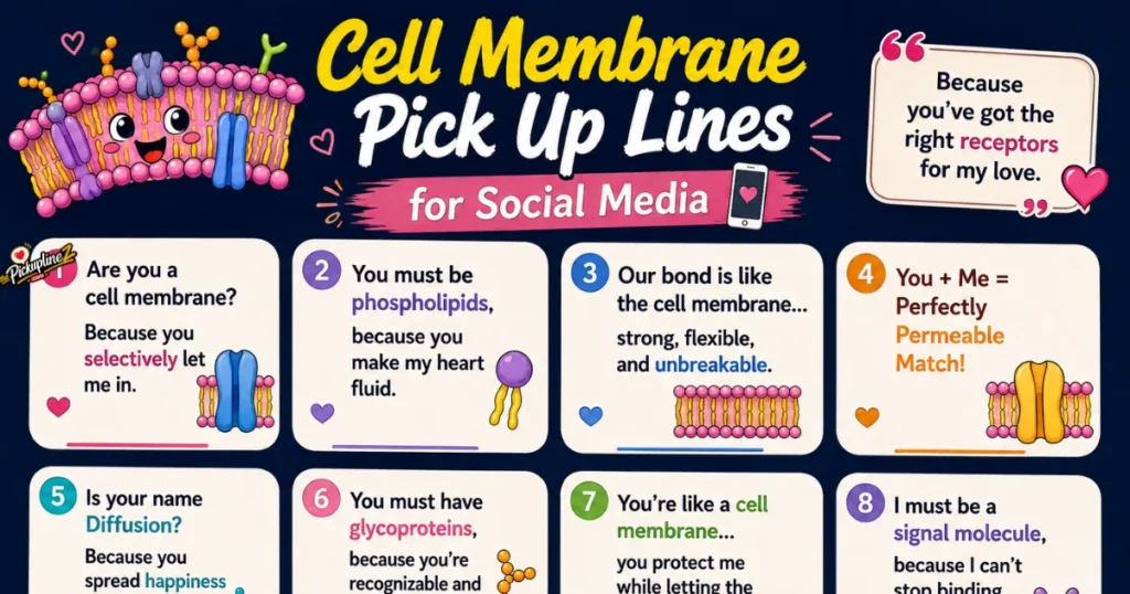 Cell Membrane Pick Up Lines