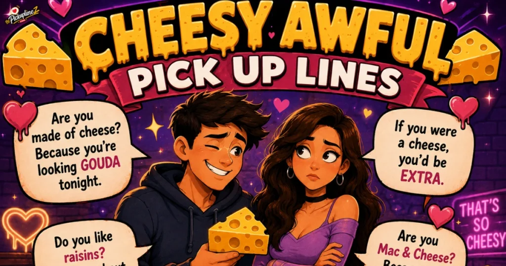 Cheesy Awful Pick Up Lines
