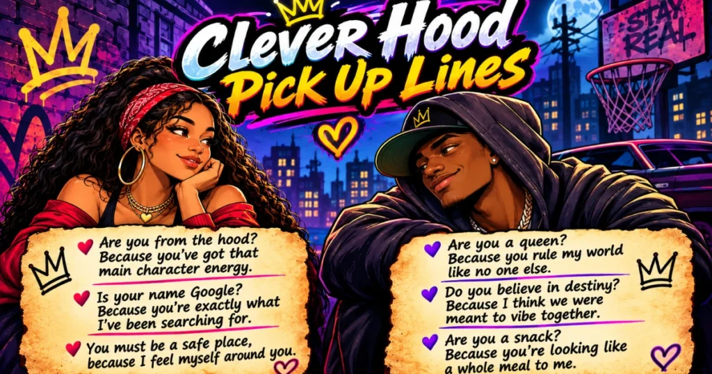 Hood Pick Up Lines