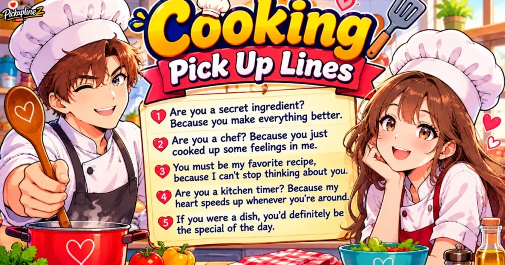 Cooking Pick Up Lines