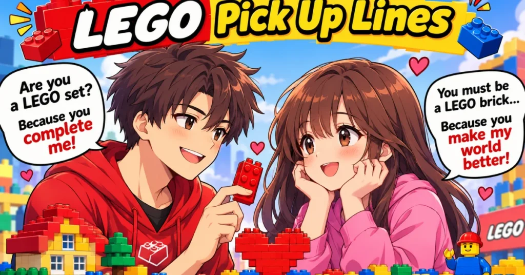  LEGO Pick Up Lines