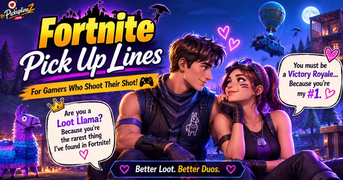 Fortnite Pick Up Lines