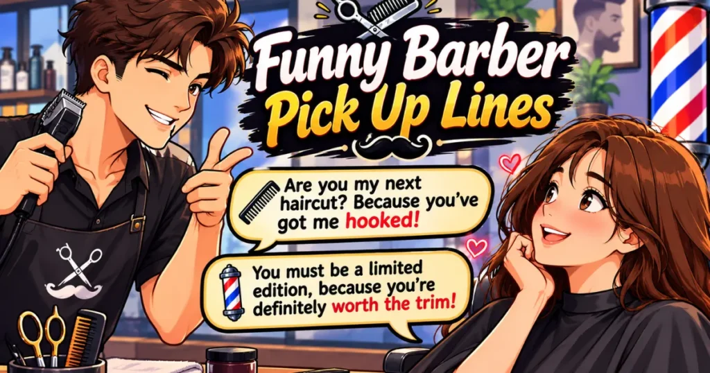 Funny Barber Pick Up Lines
