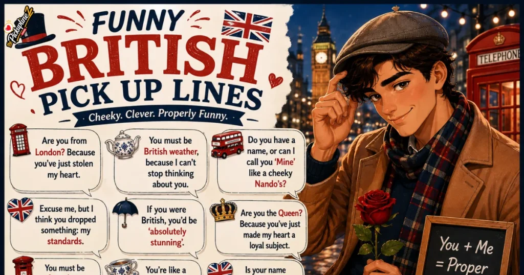 Funny British Pick Up Lines