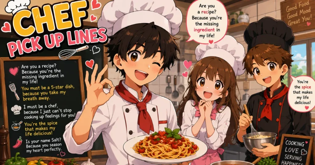 Funny Chef Pick Up Lines