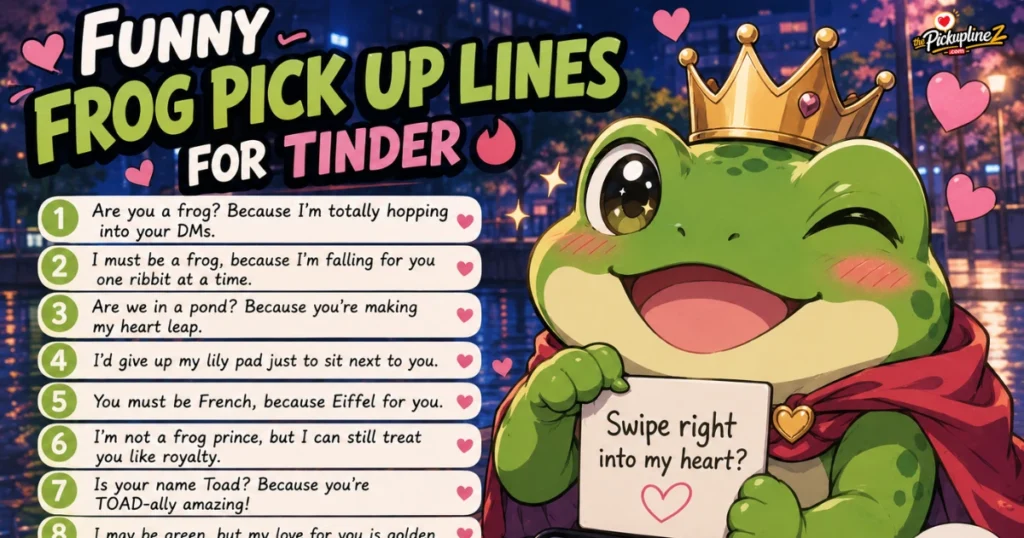 Frog Pick Up Lines