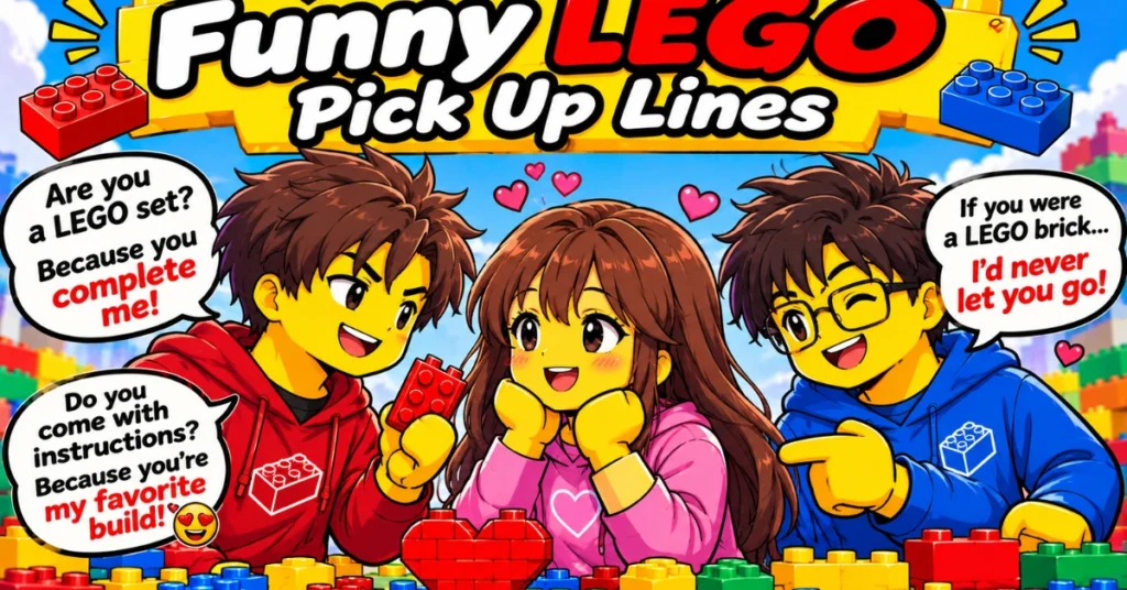  LEGO Pick Up Lines