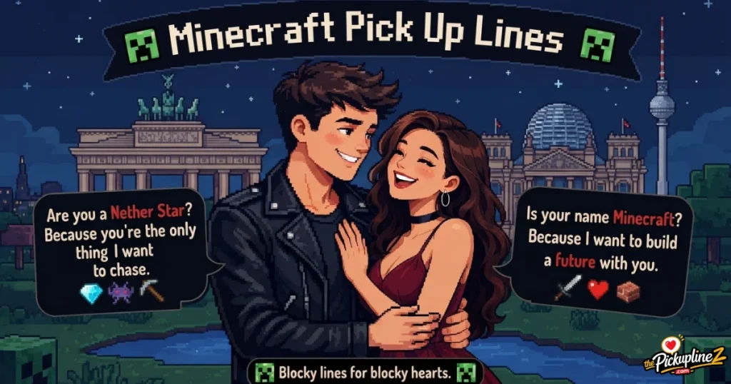  Minecraft Pickup Lines