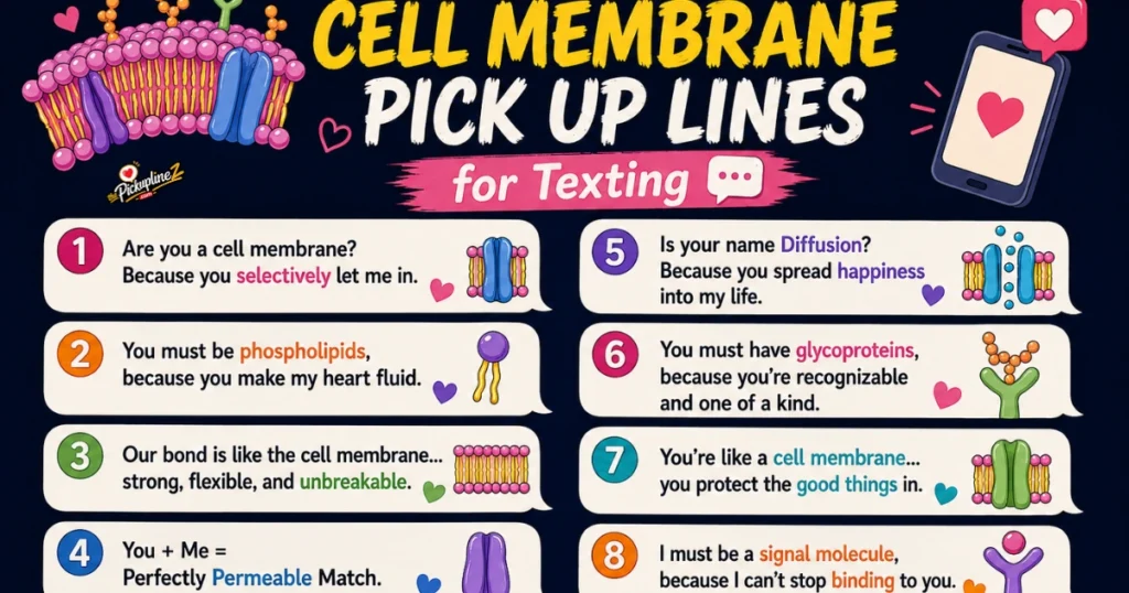 Cell Membrane Pick Up Lines