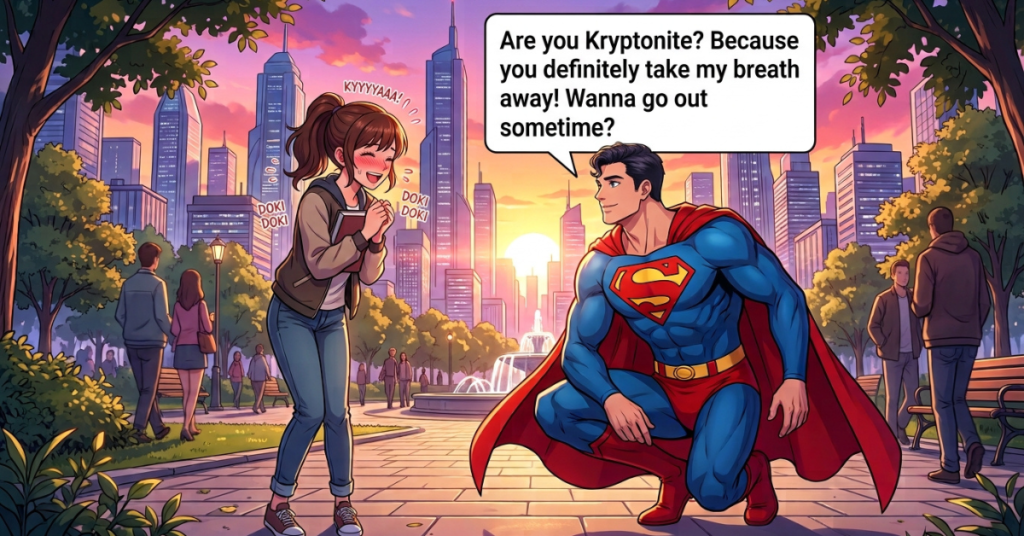 Nerdy Superman Pick Up Lines 