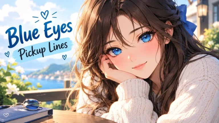 Blue Eyes Pickup Lines
