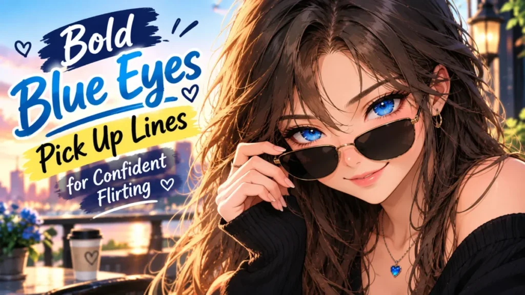 Bold Blue Eyes Pick Up Lines for Confident Flirting