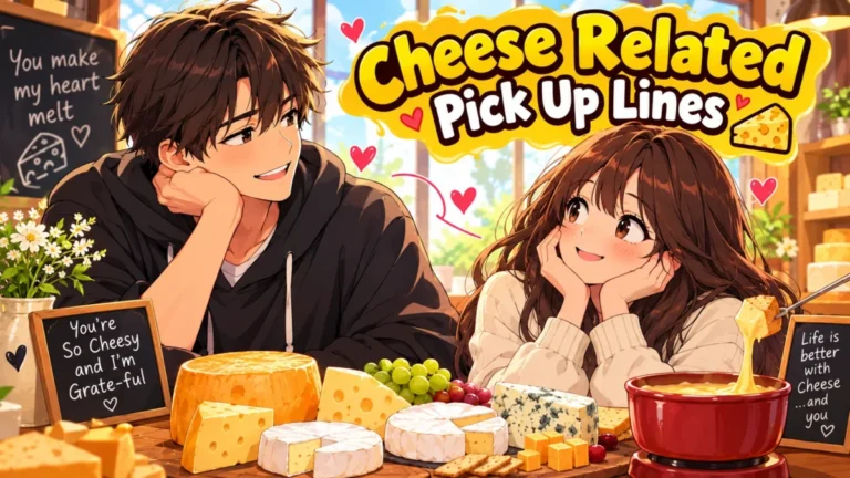 Cheesy related Pick-Up Lines