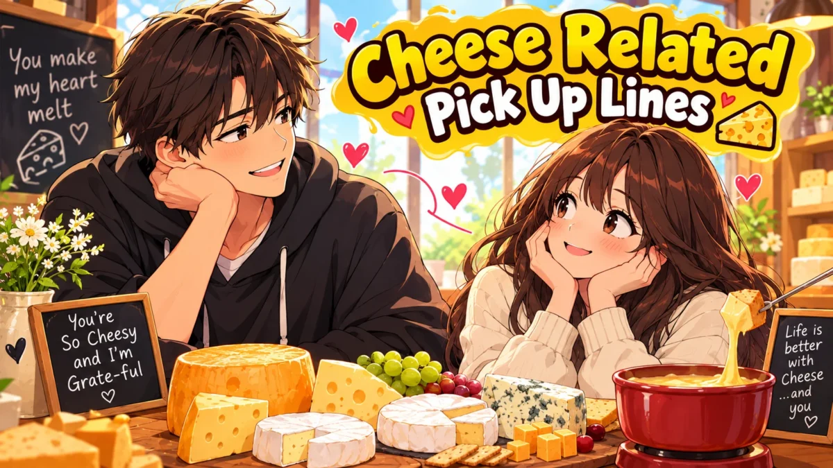 Cheesy related Pick-Up Lines