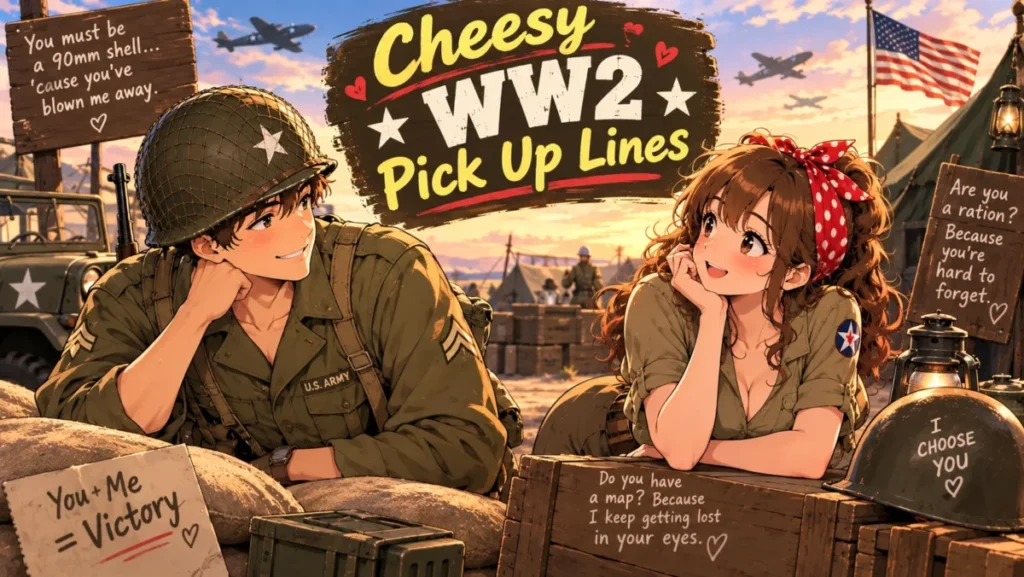 Cheesy WW2 Pick Up Lines