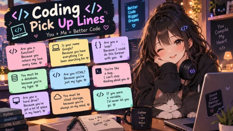 Coding Pick-Up Lines