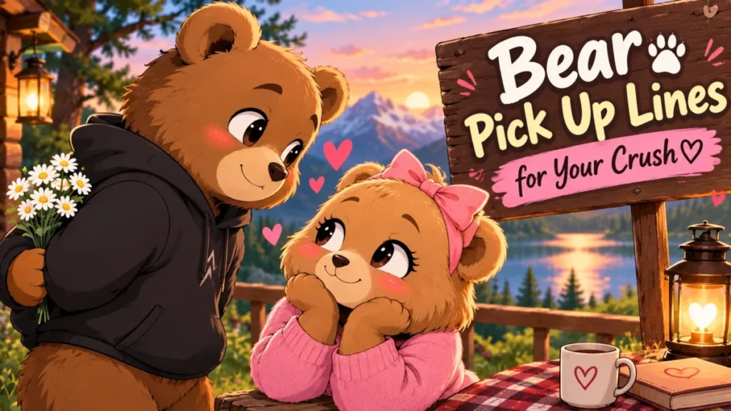 Bear Pick Up Lines for Your Crush