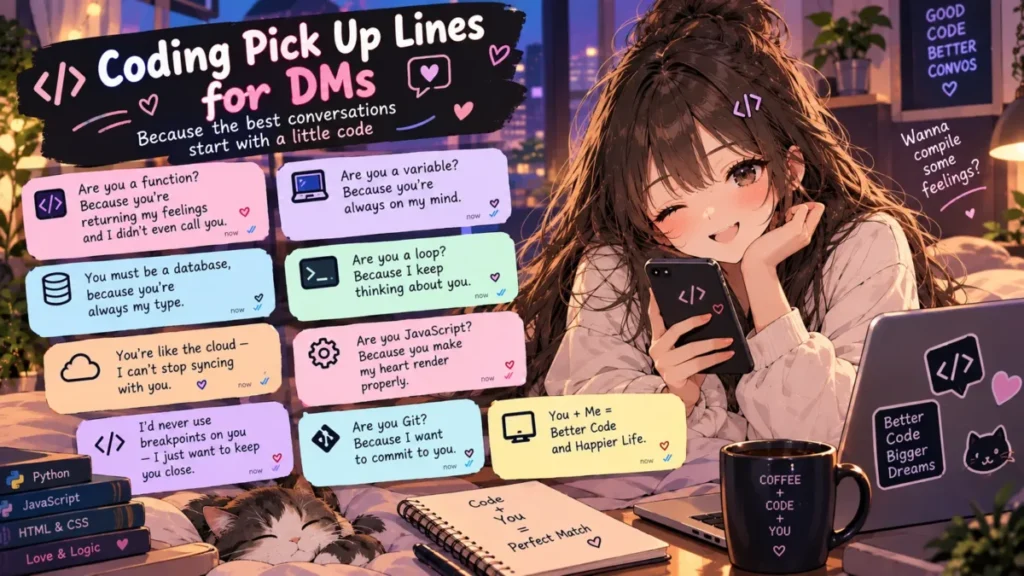 Coding Pick Up Lines for DMs