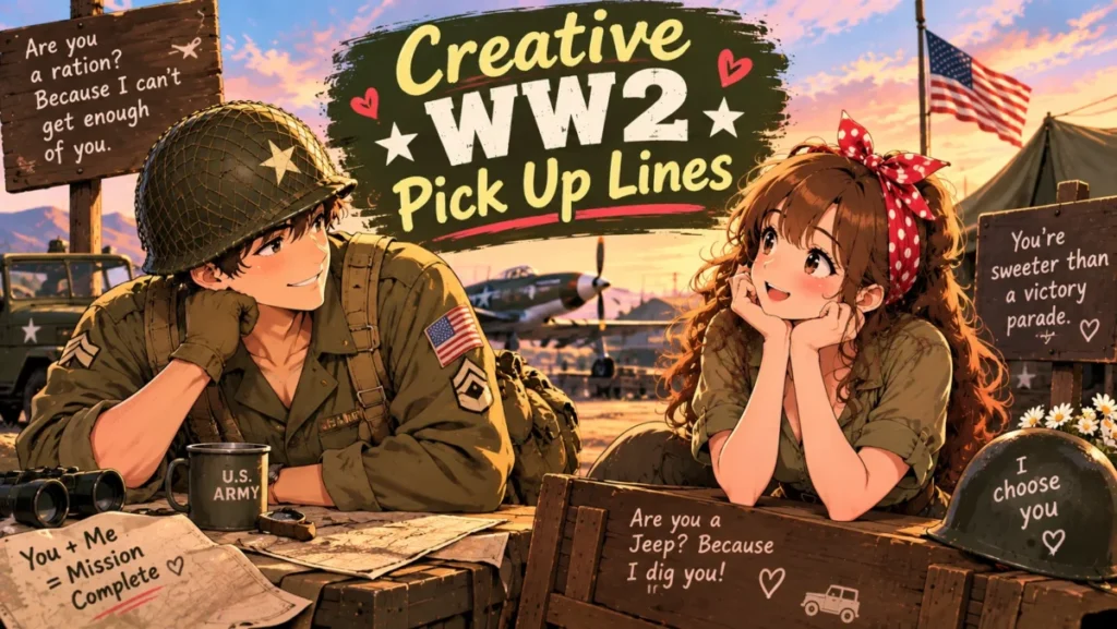Creative WW2 Pick Up Lines