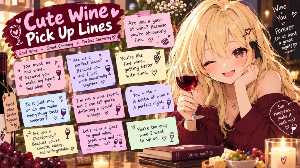 Cute Wine Pick Up Lines