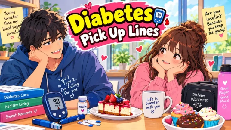 Diabetes Pick-Up Lines Romance
