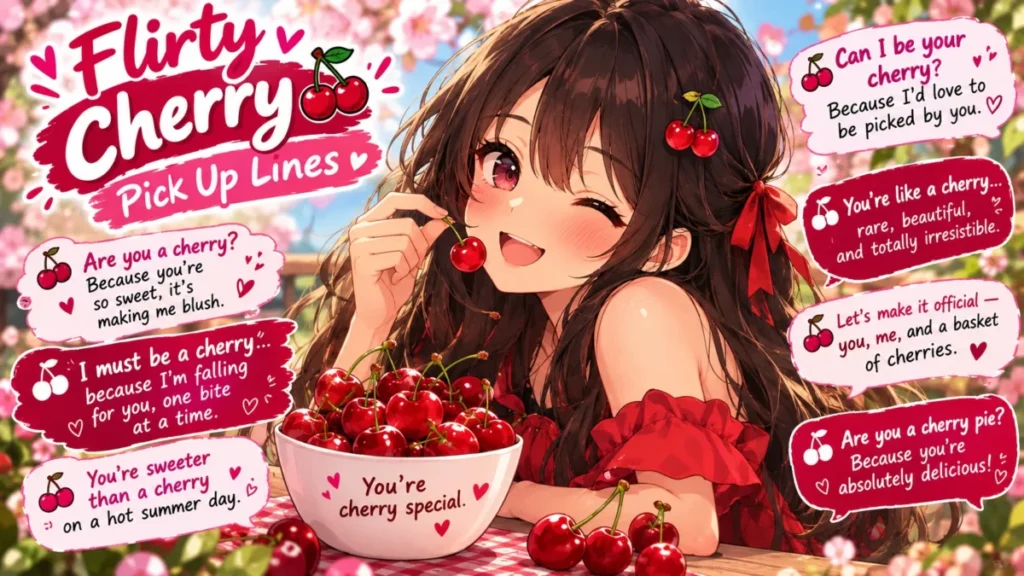 Flirty Cherry Pick Up Lines