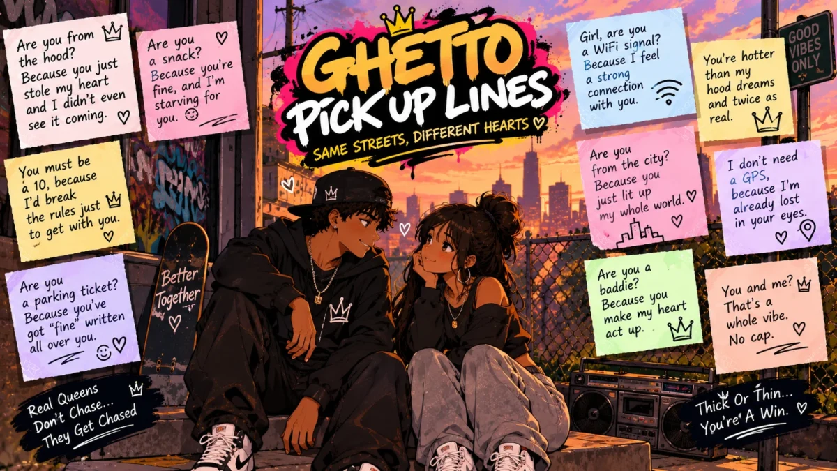 Ghetto Pick-Up Lines