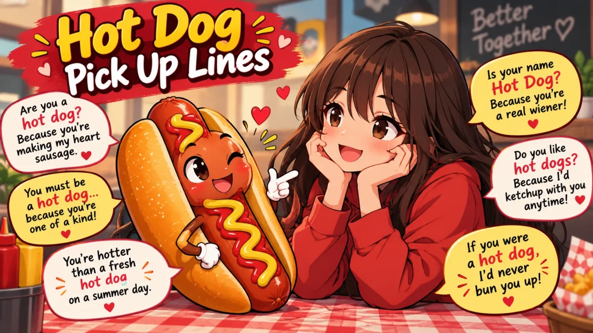 Hot Dog Pickup Lines Romance
