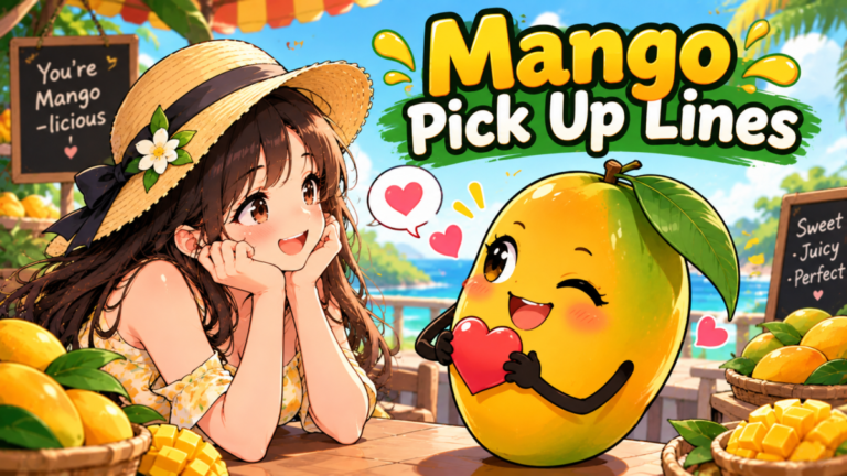 Mango Pick-Up Lines by the Stall
