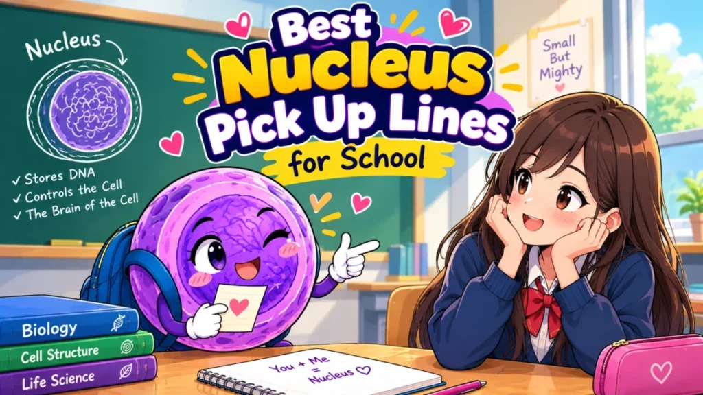 Nucleus Pick Up Lines for School