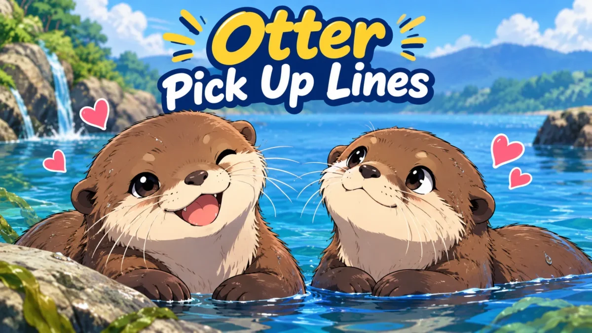 Otter Pick Up Lines
