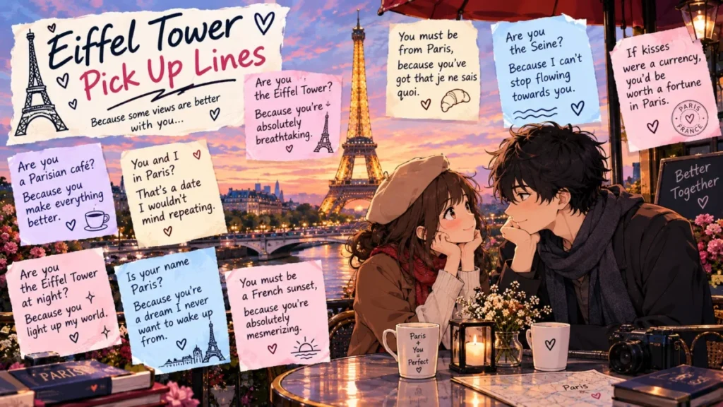 Paris Pick Up Lines for Romantic Travelers