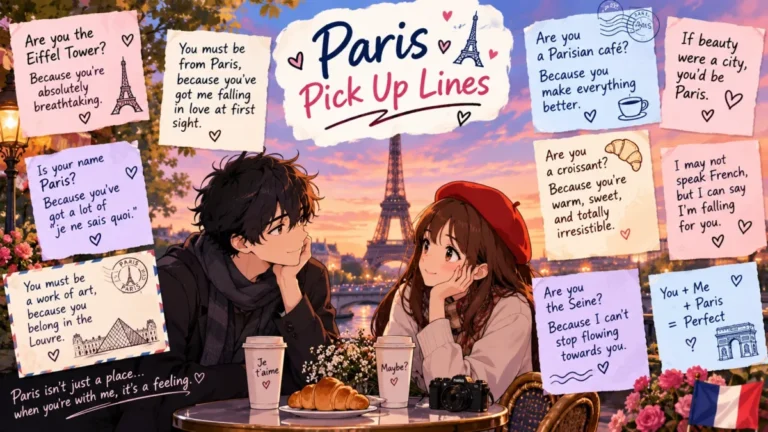 Paris Pick-Up Lines