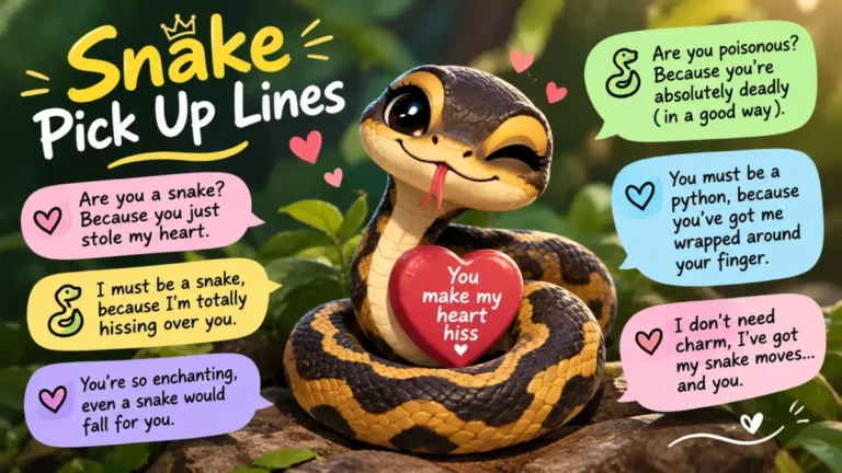 Snake Pick-Up Lines