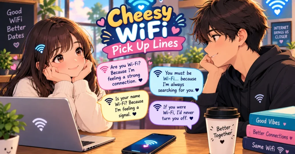 Cheesy WiFi Pick Up Lines