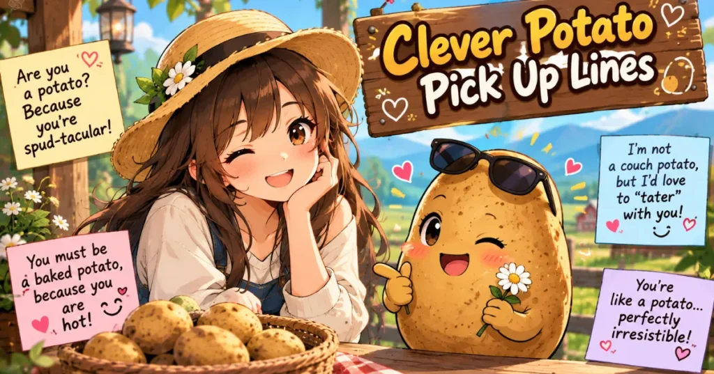 Clever Potato Pick Up Lines for Instagram