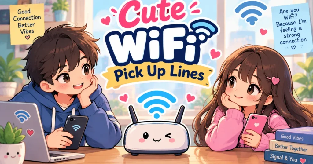 Cute WiFi Pick Up Lines