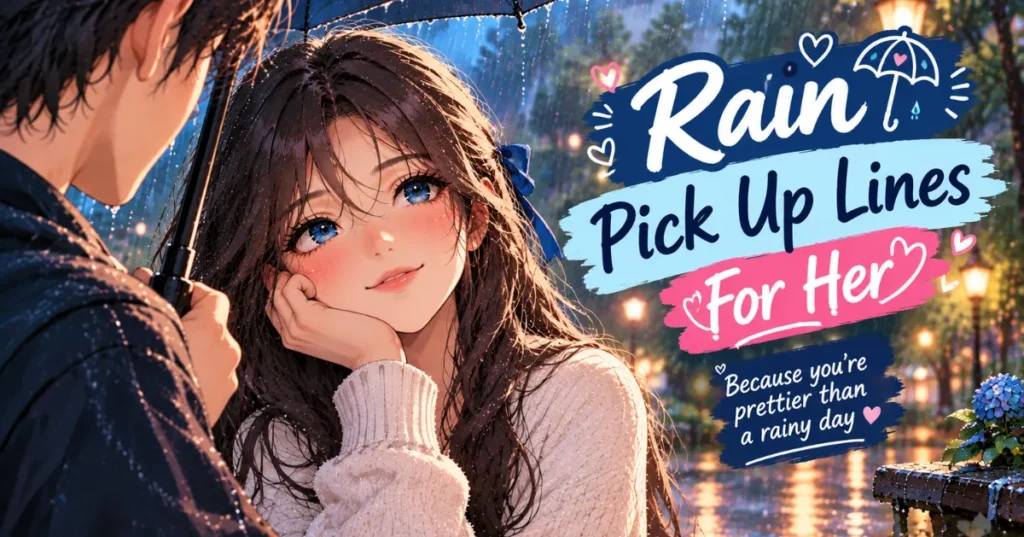 Rain Pick Up Lines For Her