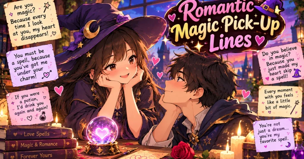 Romantic Magic Pick-Up Lines