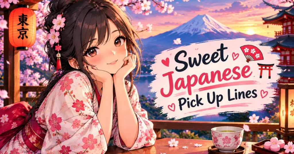 Sweet Japanese Pick Up Lines