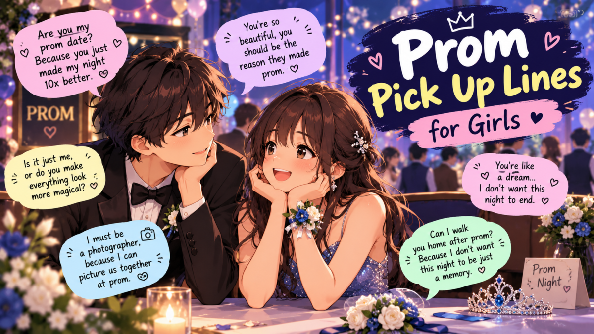 Prom Pickup Lines