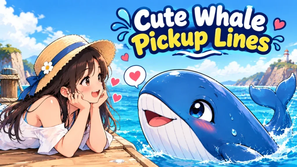 Cute Whale Pickup Lines