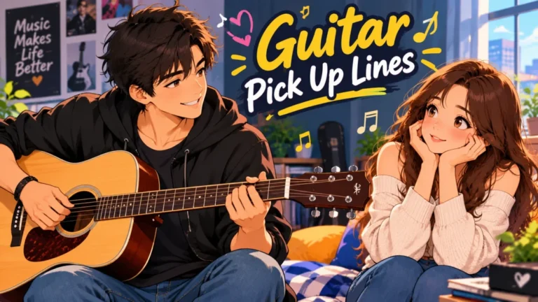 Guitar Pick-Up Lines_ Cozy Anime Serenade