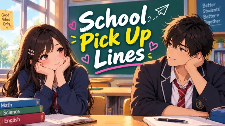 School Pick-Up Lines in Class