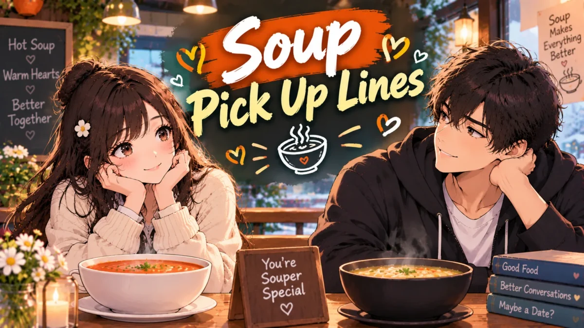 soup pick up lines