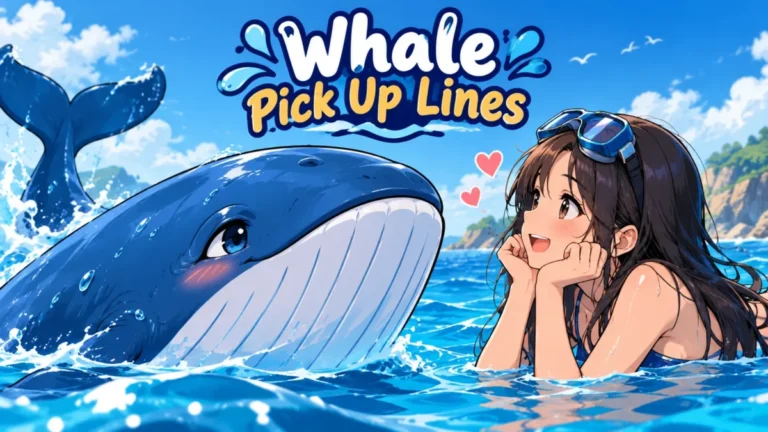 Whale Pick-Up Lines by the Sea