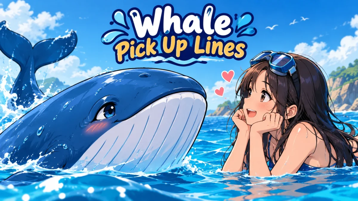 Whale Pick-Up Lines by the Sea