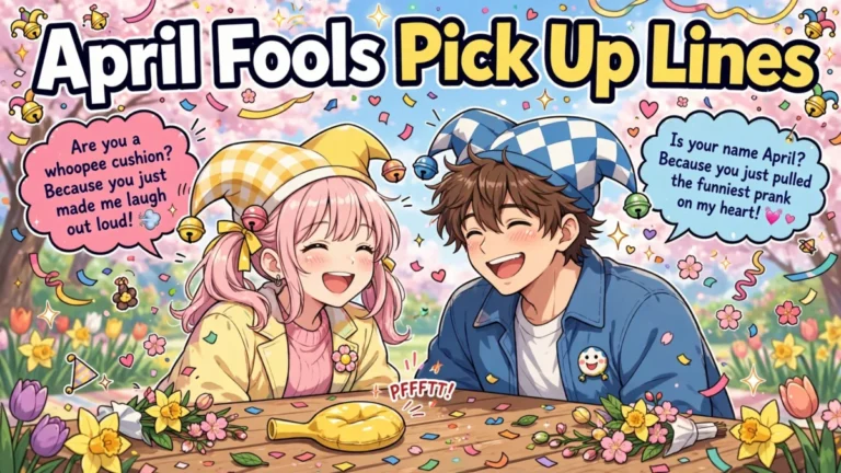 April Fools Pick Up Lines