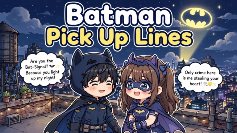 Batman Pick Up Lines